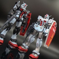 EG RX-78-1 GUNDAM and EG RX-78-2（仕樣策定前) 已砌高達模型上色完成品