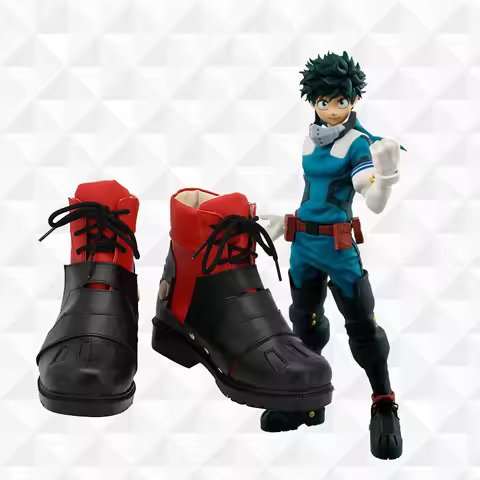 Deku Cosplay Shoes Anime My Hero Academia Midoriya Izuku Cosplay Props Shoes Halloween Boots Costume