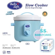Baby Safe LB016 Slow Cooker 2L - Baby Cooking Tools - BPA Free