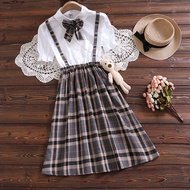 Fat girl 12 years old girl dress skirt primary school student 13 years old women's clothing student 