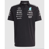 1 Adidas x Mercedes AMG F1 Russell'S Polo Shirt Style