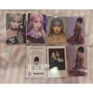aespa winter official photocard