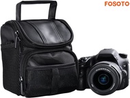 FOSOTO Mirrorless Digital Camera Bag for Canon EOS M100 M200 SX540 SX420 Sony Alpha a6400 a6100 a6000 A5100 Panasonic Lumix G7 ZS70K Fuji Crossbody Compact Camera Shoulder Bags Case