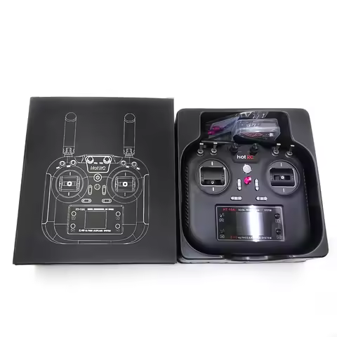 Hotrc HT-10A HT10A 2.4Ghz 10CH Remote Controller and F-10A Receiver For RC Airaft Vehicle Boat Drone