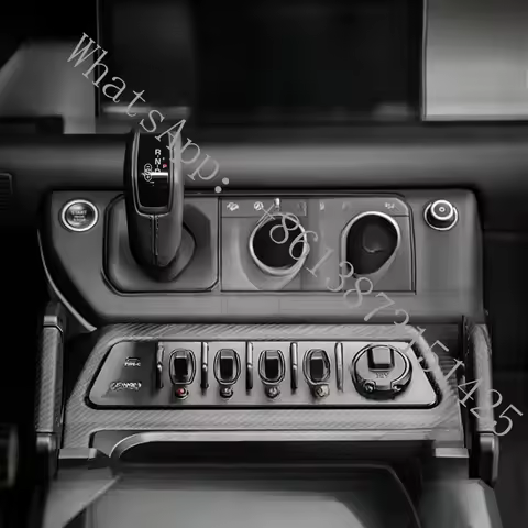 Suitable Defender 130/110/90 L663 Modified Central Control Gear Shift Console Light Charging Port