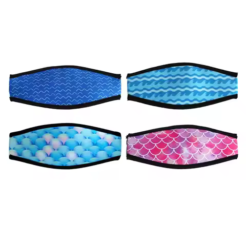 Aquatics Adjustable Diving Neoprene Mask Strap Wrap Replacement Snorkel Swimming
