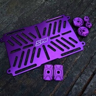 3 item package cnc part ninj 2 stroke radiator cover package swingarm cover bolt tutuo frame ninja r