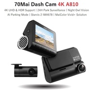 70mai Dash Cam 4K A810