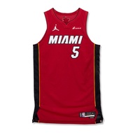 Nikola Jovic Miami Heat 2023-2024 Game Worn Statement Edition Christmas Day Jersey