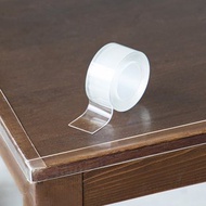 日本霜山 撕黏不留痕防水防污透明隱形防撞條(長3M/加寬款)-3入