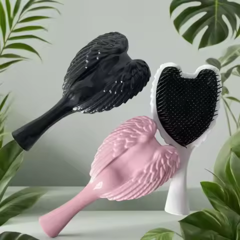 Mini Angel Detangling Tangle Hairbrush Combs Anti-static Hair Brush Air Cushion Combs For Salon Hair
