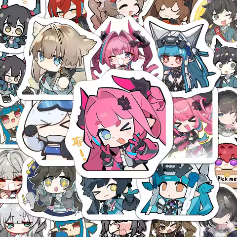 Arknights Arknights:Endfield Anime Student Stickers Decoration Laptop Phone Suitcase Notebook Label 