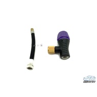 [KRONYO] CO2 Regulating Valve+Extension Tube Tire Repair Tool Exhaust Valve Adapter Conversion Head 