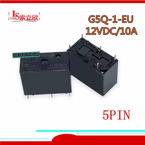10PCS/lot 100%Original New Relay G5Q-1-EU DC12V G5Q-1-EU DC24V G5Q-1-EU-12VDC G5Q-1-EU-DC24V G5Q 1 E