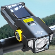 Solar Light Waterproof Bicycle Light Brake Light Bicycle Bicycle Tail Light Bicycle Headlight Night 