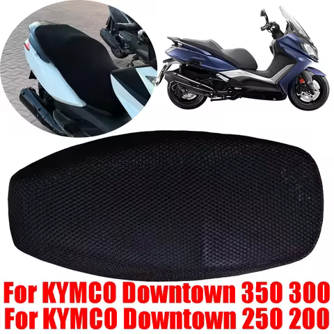 For KYMCO Downtown 350 300 350i 300i 250 200 Motorcycle Accessories Mesh Seat Cushion Cover Protecto