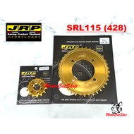 JRP Thailand Sprocket (GOLD 428) SRL115-Fi Front And Rear, Sprocket JRP Depan Belakang