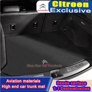 Citroen Trunk Mat C5 Aircross C4 e-C4 X C5 Special Trunk Mat Anti Slip Dustproof Wear-resistant Trun