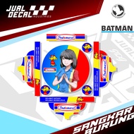 INDOMARET - Stiker Sangkar Burung Decal Tebok Lovebird Batman Pleci Custom Variasi