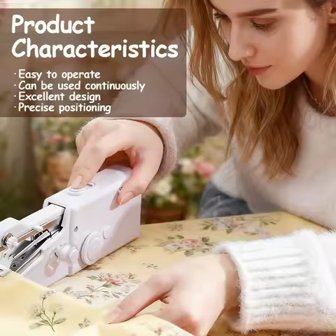 Sewing Machine Household Small Multi-Function Portable Mini DIY Manual Tailor Sewing Machine Manual 