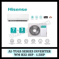 Aircond Hisense R32 Wall Mounted Inverter 5star 1hp/1.5hp/2hp/2.5hp