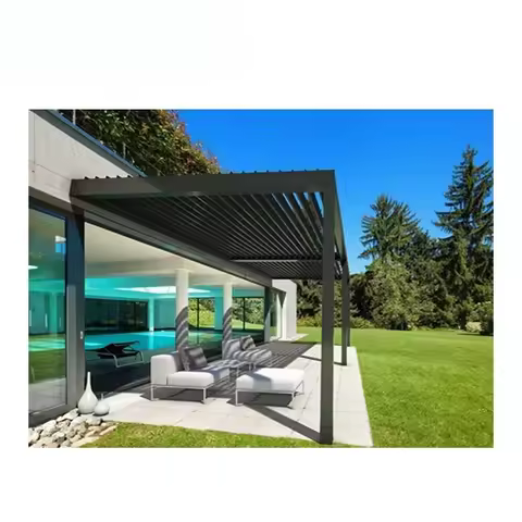 3X4 4X4 3X6 3X5 4X6 4X5 3X3 Canopy Outdoor Gazebo Pergola Aluminium Electric Bioclimatica Arches Arb