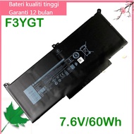 New Origina laptop Bateri F3YGT 7.6V 60WH For 12 7000 E7280 E7290 E7380 E7390 E7480 E7490 2X39G Bena