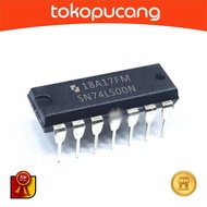 IC TTL 7400 NAND GATE LOGIC 74LS00 TRANSISTOR LOGIC NOT-AND 74LS00N
