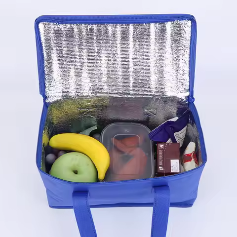 Outdoor Portable Insulation Cooler Bag Thermal Bag Picnic Lunch Bento Thermal Box Cooler Box Drink B