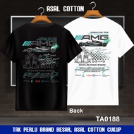 100% Premium Cotton Baju T Shirt Lelaki Oversize Plus Size Style Viral TA0188-AMG Petronas