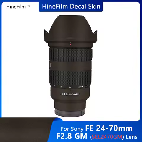 Hinefilm for Sony 2470 GM Lens Decal Skin fe 24-70 Wrap Cover for Sony FE24-70 F2.8 GM Len Sticker S