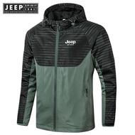 JEEP SPIRIT 1941 ESTD Brand Clothing Men`s Streetwear Harajuku Windbreaker Sports Thin Basebal Jacke