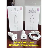Car Saver PD 20W/CAR Charger USB - C to Lightning Cable Super Fast Charging