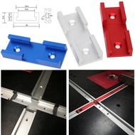 1pc Universal T-Track Intersection Slot 30 type Chute Aluminium alloy T-tracks Connecting Table Saw T-track Slot Miter Router Table Workbench DIY Tools