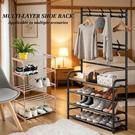 Multifunctional Shoe Hat Coat Rack 4 Layer Design Space Saving Home Storage Organizer