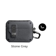 CURIO Guard Case for AirPods -  (4 4 ANC Pro 123) Shockproof with Stand Secure Lock & Keychain