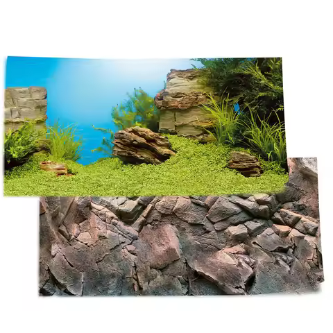 2024 New JUWEL Poster 2 Double-Sided Aquarium Background