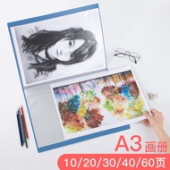 Folder pengikat Huìjǐn a3, folder fail 8K, album, buku penyimpanan folder pengikat fail a3, folder p