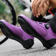 Unisex Cycling Shoes for Men & Women - Breathable Non-Slip Road Bicycle Shoes with Spin Shoestring C