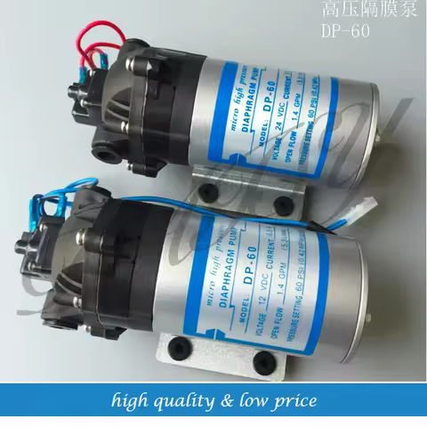 12v/24v Mini Diaphragm Water Pump Boost Water for Marine/RV/Boat's DP-60