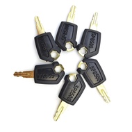 6PCS Ignition Keys 5P8500 5P-8500 for (5P8500 Cat Keys) Excavators Dozers 980K 980H 416C 248B and Mo