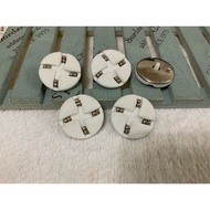 Cheap Zone~2.5cm Button (Button) Total 40 Pieces~AZ7~Make Sewing.patchwork.earrings.accessories.diy.