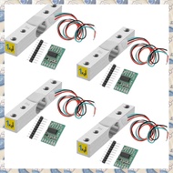 (SDRB) Digital Load Cell Weight Sensor-4 Sets 1KG Load Cell HX711 AD Weighit Amplifier Module Pressu