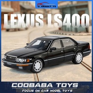 CBB 1:24 Lexus LS400 Alloy Diecast Car Model Toy Sound Light Pull Back For Kids Boys Adults Collecti