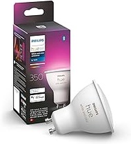PHILIPS hue GU10 5.7W White and Colour Ambiance LED Smart Spot Light (Compatible with Amazon Alexa, Apple HomeKit, and Google Assistant)