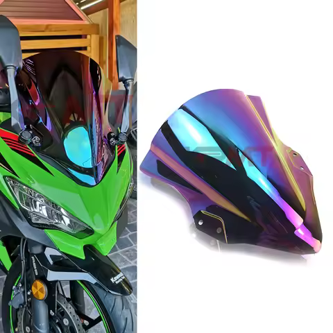 Motorcycle Windscreen For 2018 2019 2020 Kawasaki Ninja EX 400 250 EX400 EX250 KRT Editon Wind Scree