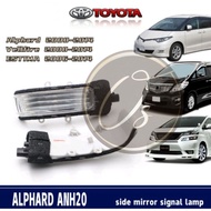 Toyota Estima, Vellfire, Alphard Anh20 anh25 acr50 acr55 (2006-2014) Side Mirror Lamp (OEM) Signal Light 2007 2008 2009