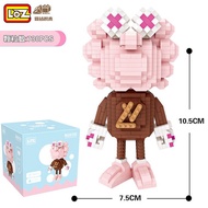 LOZ MINI NANO DIAMOND CREATIVE BRICK NO.9229 LV KAWS 730PCS (AS PICTURE)