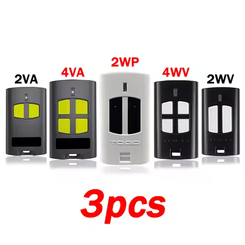 3PCS Garage Door / Gate Remote Control For BENINCA TO.GO VA WV 2VA 4VA 2WV 4WV 2WP WP 4WP 433.92MHz 