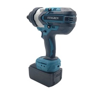 High efficiency 1300Nm Lithium Battery Brushless  Electric Impact Wrench With Plastic Tool Bag